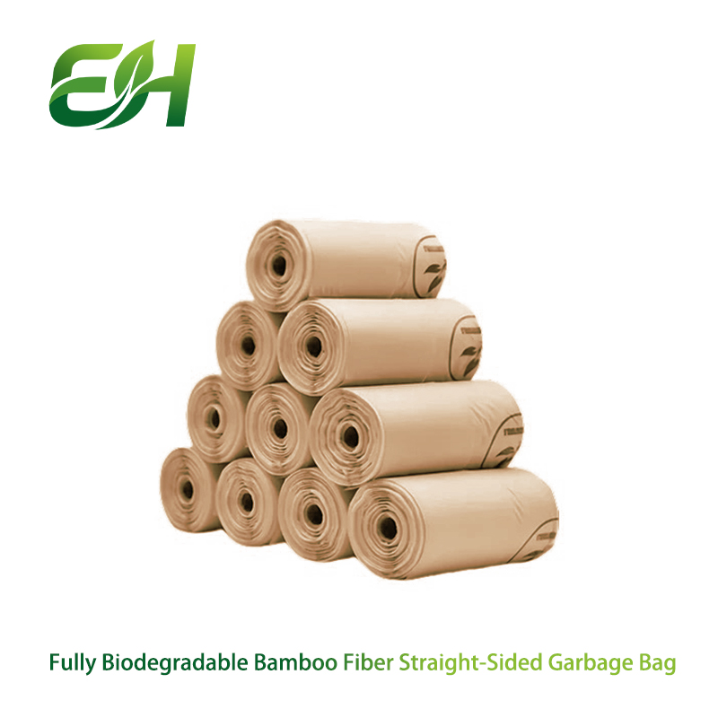 Bamboo fiber straight garbage bag
